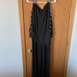 MSK Embellished Chiffon Overlay Jumpsuit